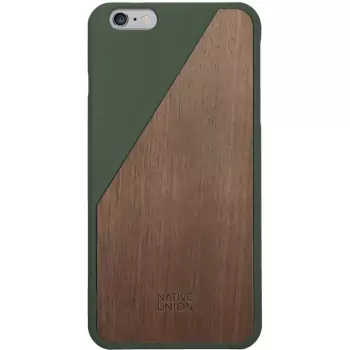 Kryt na iPhone 6 Plus – Clic Wooden Olive